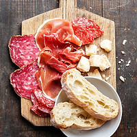 Ham, Salami and Cheese Board