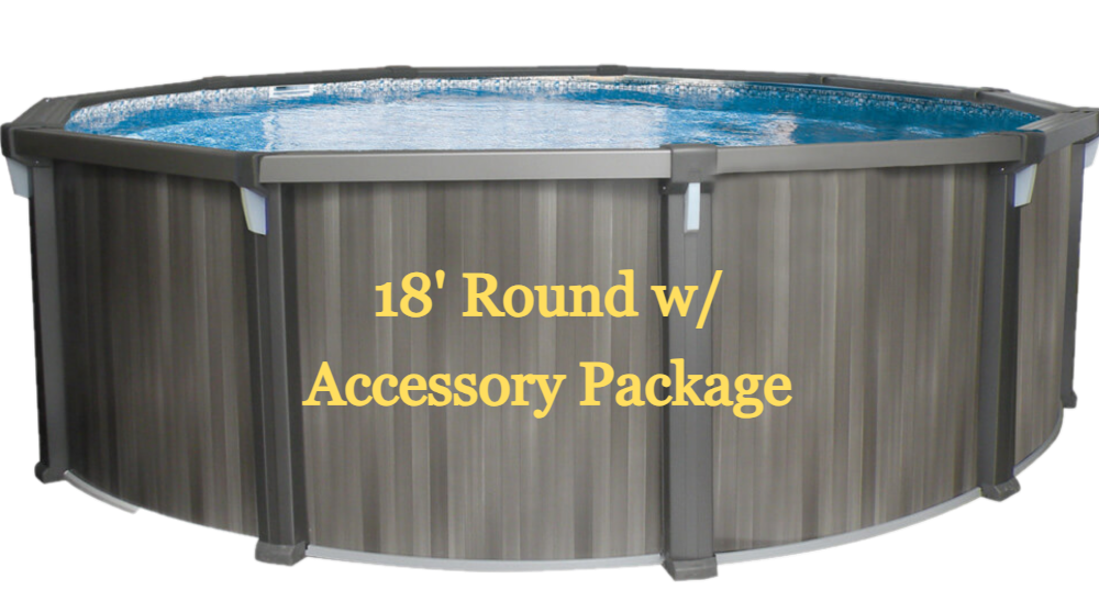 D.I.Y. 18' Round Trevi Stellar w/ Accessory Package