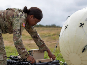 Drones, jammers and big balloons: In Morocco, Army’s Multi-Domain Task Force tests EW tech