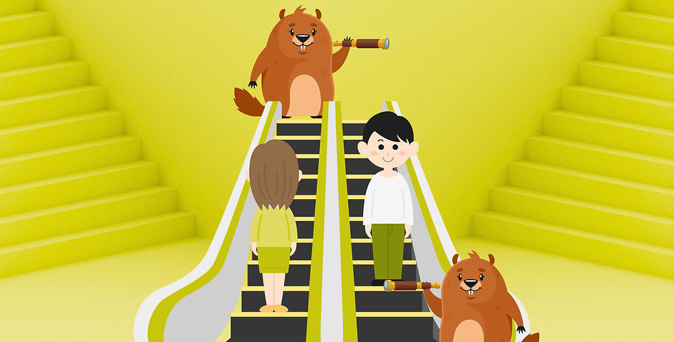 Was haben eine Rolltreppe und ein Murmeltier mit Perspektivwechsel zu tun?