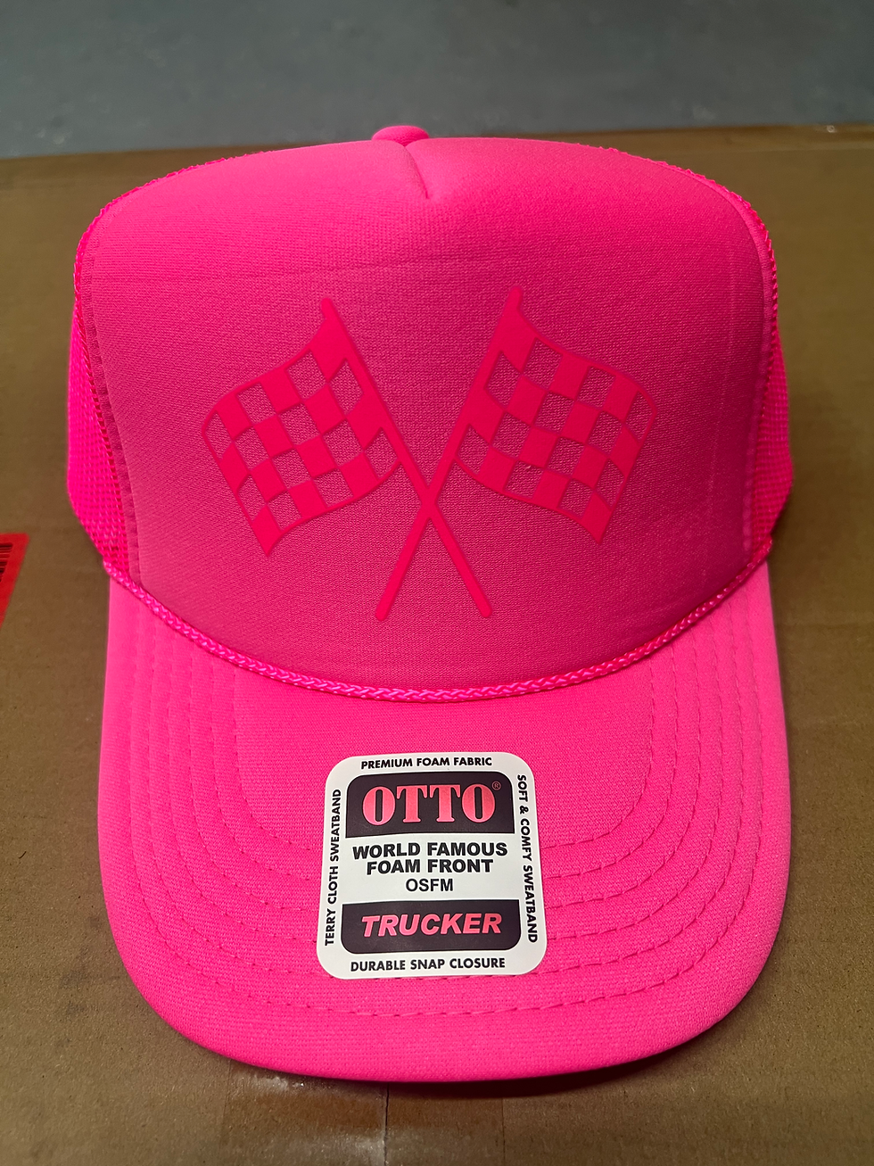 Thumbnail: Checkered flag Otto hat 