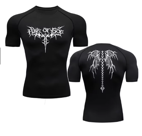Thumbnail: Anime Print Gym Sport Quick Dry Gym TShirts