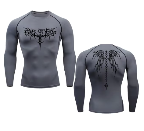 Thumbnail: Anime Print Gym Sport Quick Dry Gym TShirts