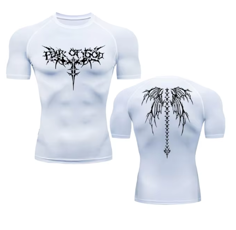 Thumbnail: Anime Print Gym Sport Quick Dry Gym TShirts