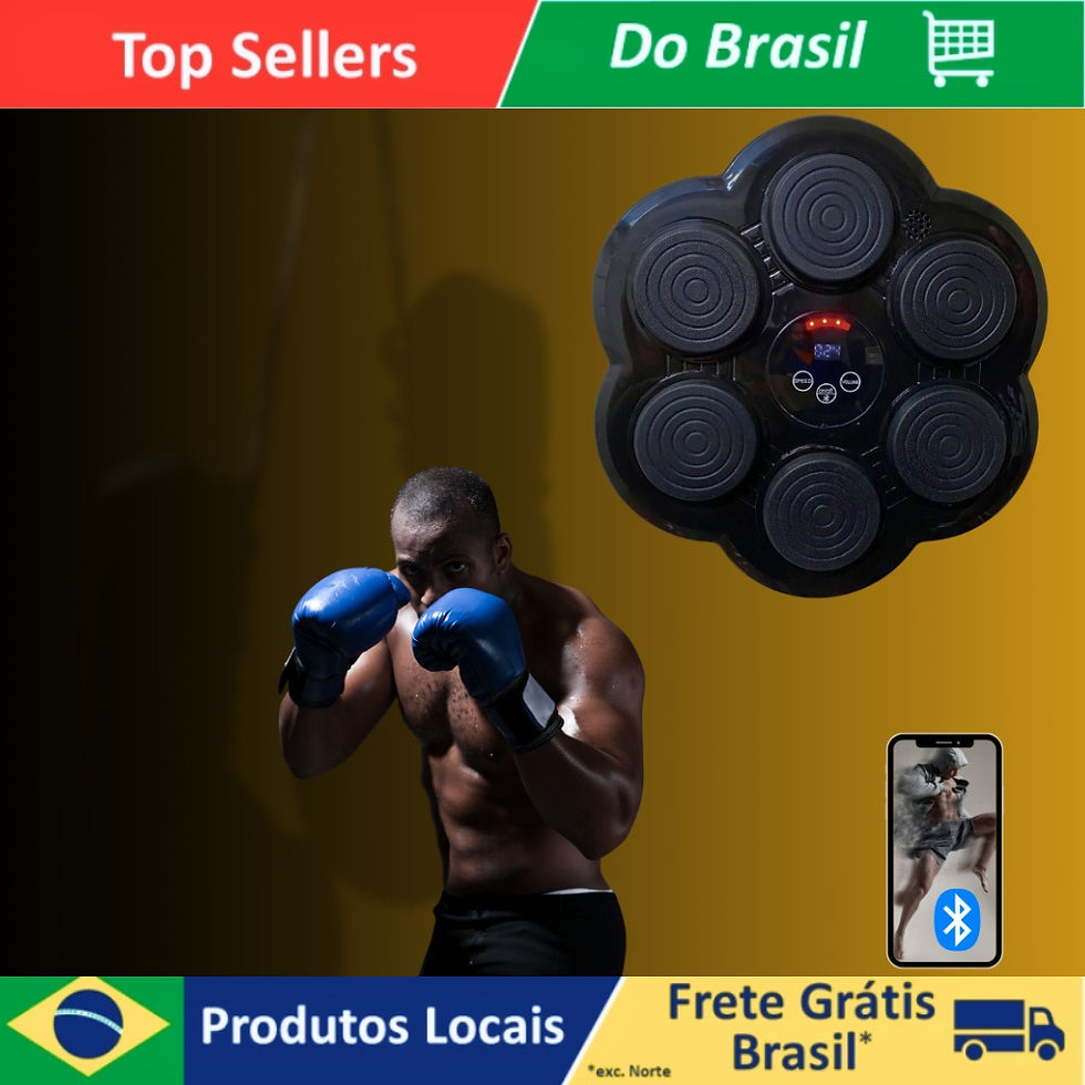 Miniatura: Smart Boxe Máquina De Soco Com luva De Boxe Inteligente Música Bluetooth 