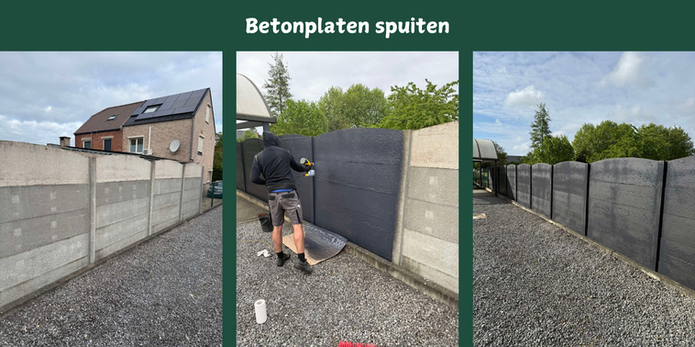 betonplaten, spuiten, tuinen, tuinonderhoud
