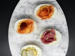 Serving deviled eggs at your next event
