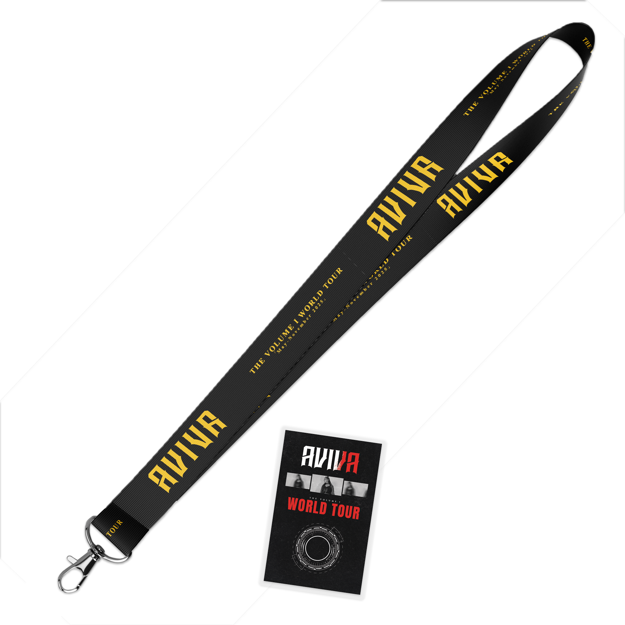 Volume I World Tour Lanyard + Laminate