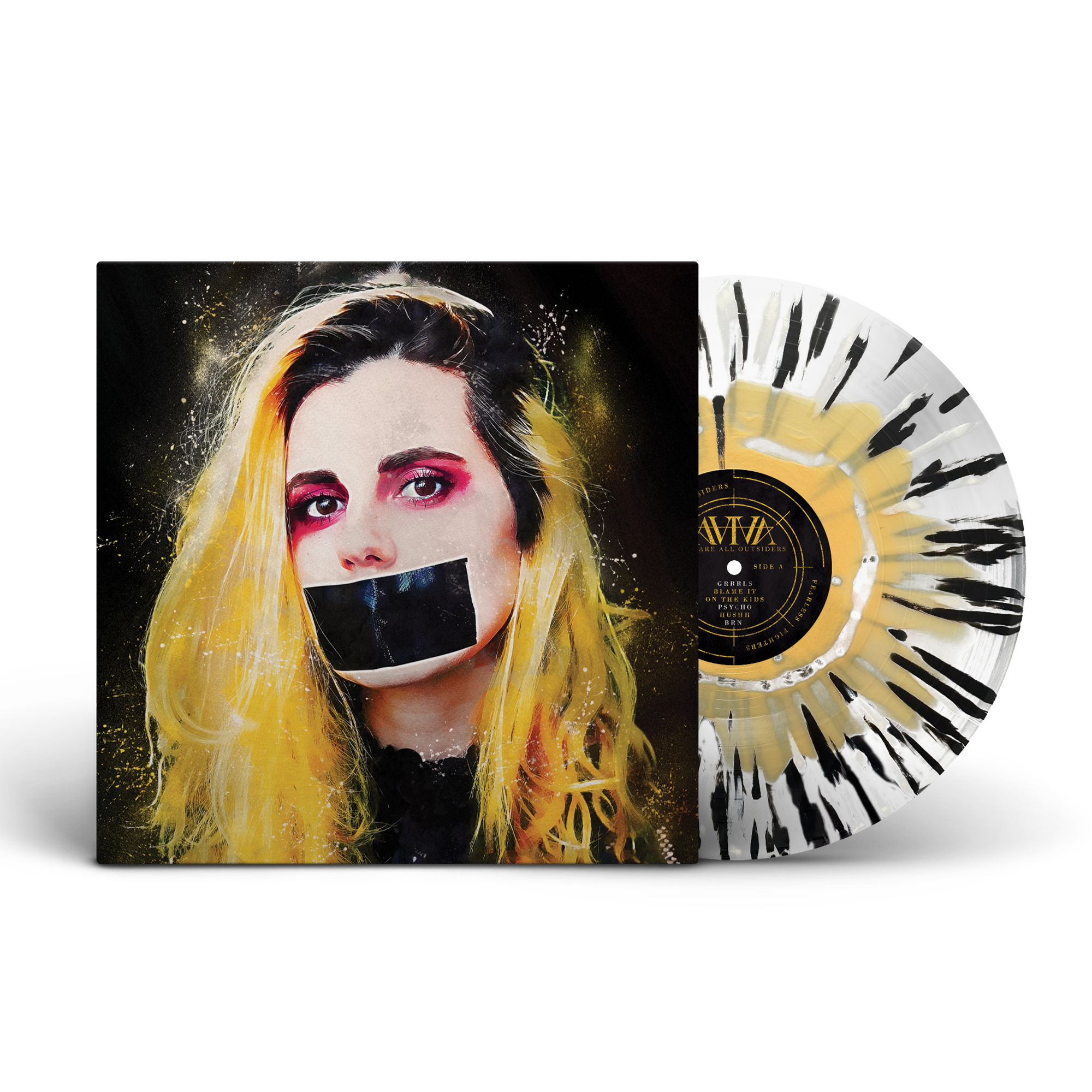 Volume I LP - Clear + Yellow w/ Black + White Splatter