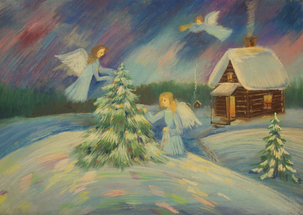 Мурадосилова Ангелина  11 лет Рождественская ночь