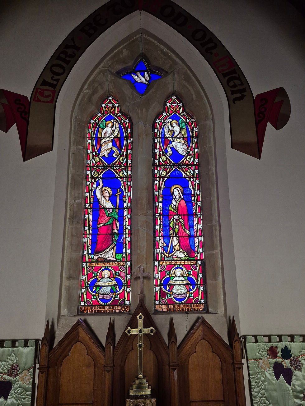 Altar Stained Glass Windows