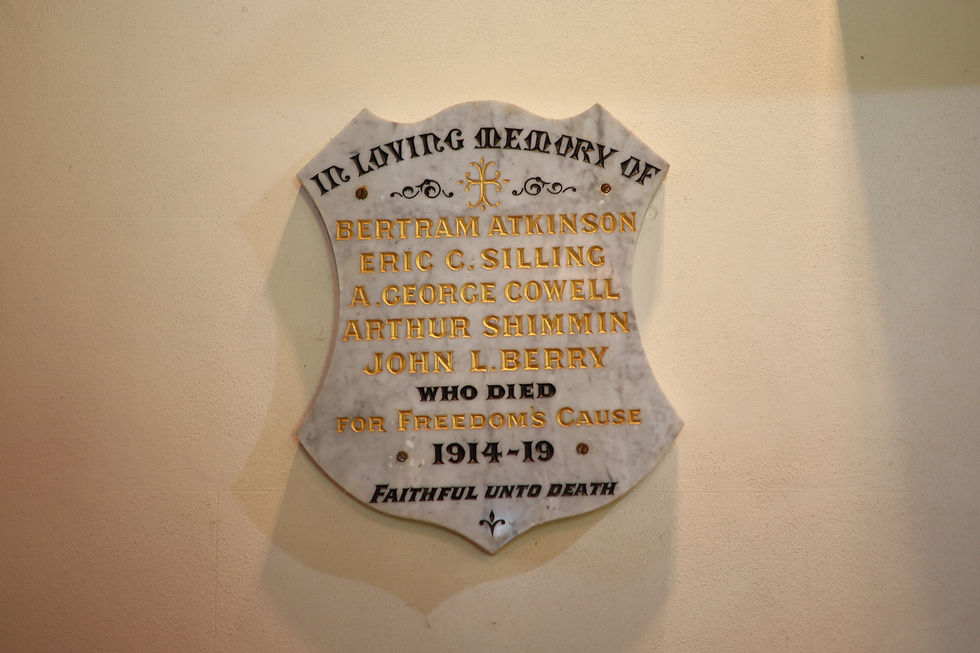 St John's Ballan Honour Roll 2