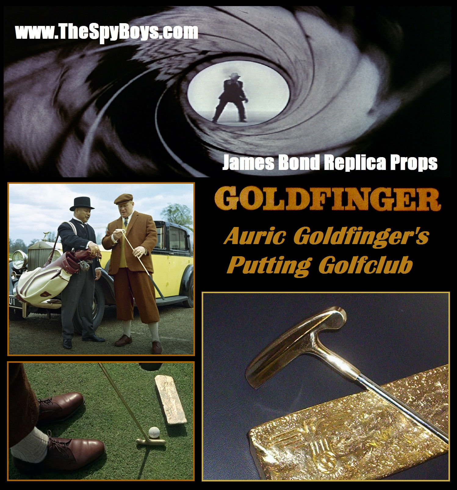 Auric Goldfinger's Putting Golf Club