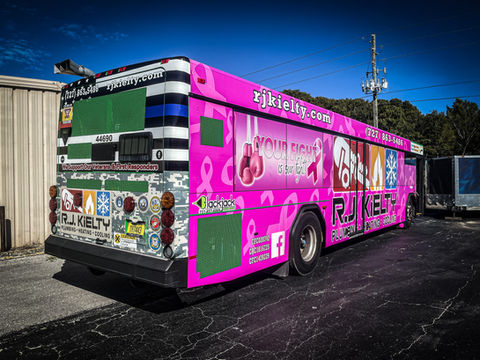 RJ Kielty Advertising Bus