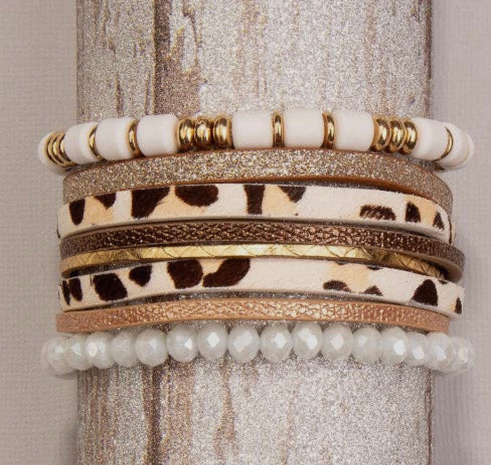 Thumbnail: Leopard Beaded Bracelet