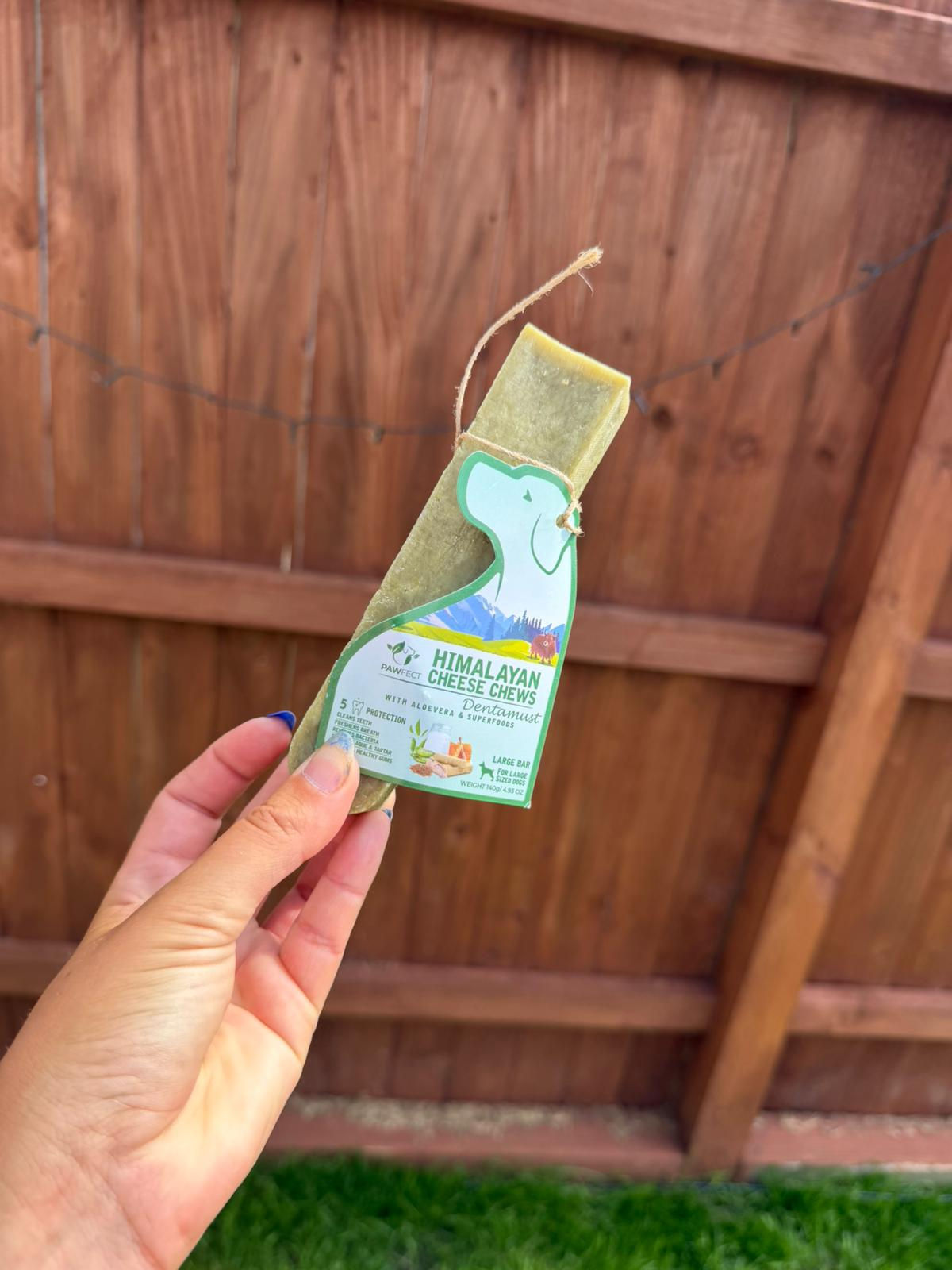 Pawfect Dentamust Himalayan Cheese Chews with Aloe, Honey & Green Tea