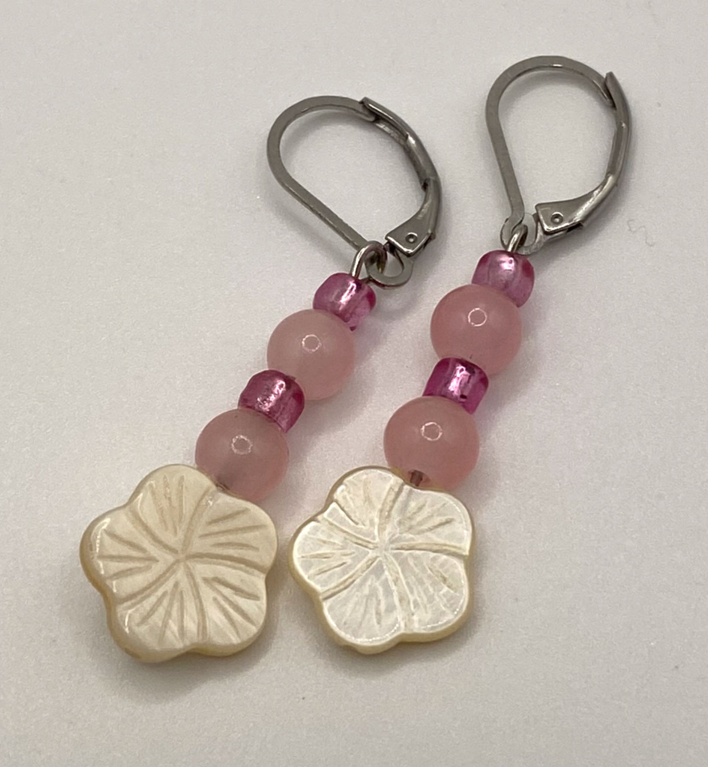 Pink with Shell Flowers