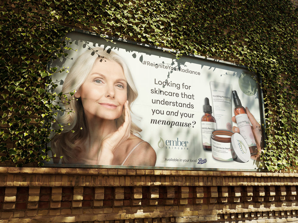 Ember Skincare Billboard Mockup