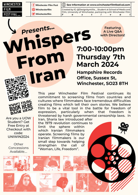 Winchester Film Fest Marketing: Whispers from Iran