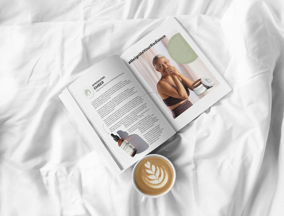 Ember Skincare Magazine Mockup