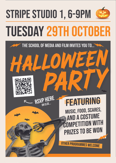 Event Poster: UoW SMF Halloween Party 2025