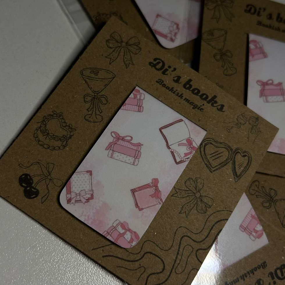 Semn de carte magnetic - Coquette roz