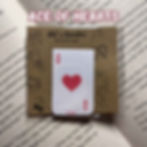 Playing Hearts - Semn de carte magnetic - Ace of hearts - As de inimă roșie