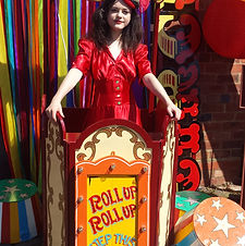 Roll Up Roll Up Illuminated Sign Hire