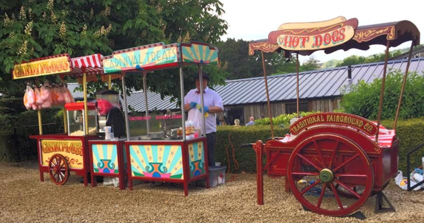Trio of Fairground Fun Foods Hire