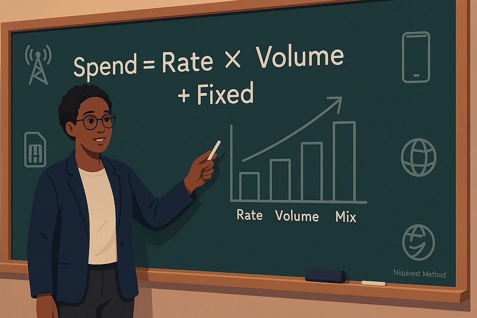 How We Explain Wireless Bill Changes in One Slide