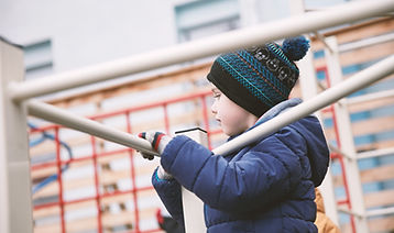 Boy Playing Outdoor
