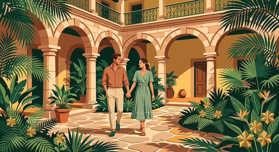 Private winter escapes and exclusive cultural tours for families in Merida, Yucatan.