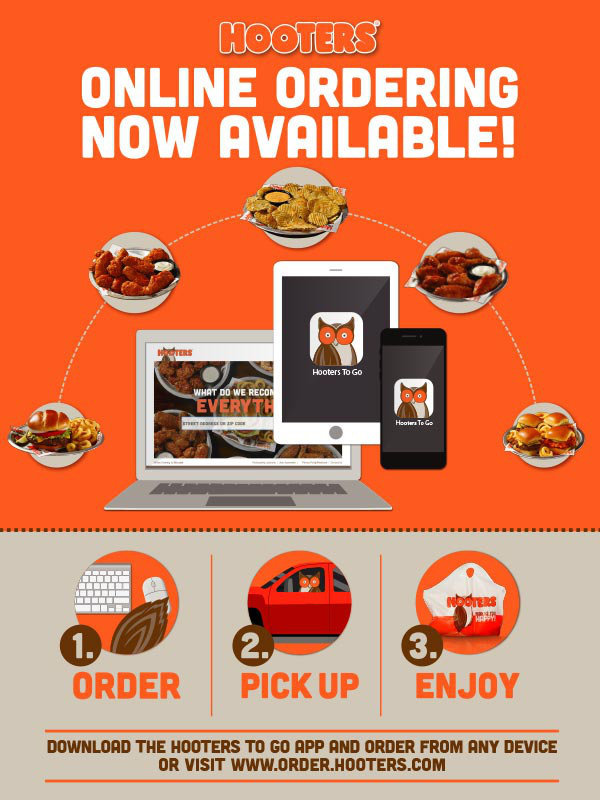 Northeast Hooters Order Online Hooters ToGo