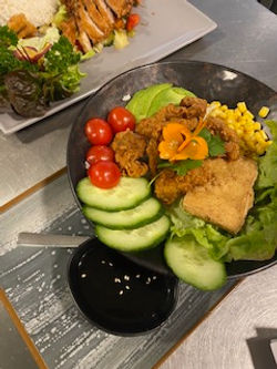 Karaage-Hühnchen-Bowl
