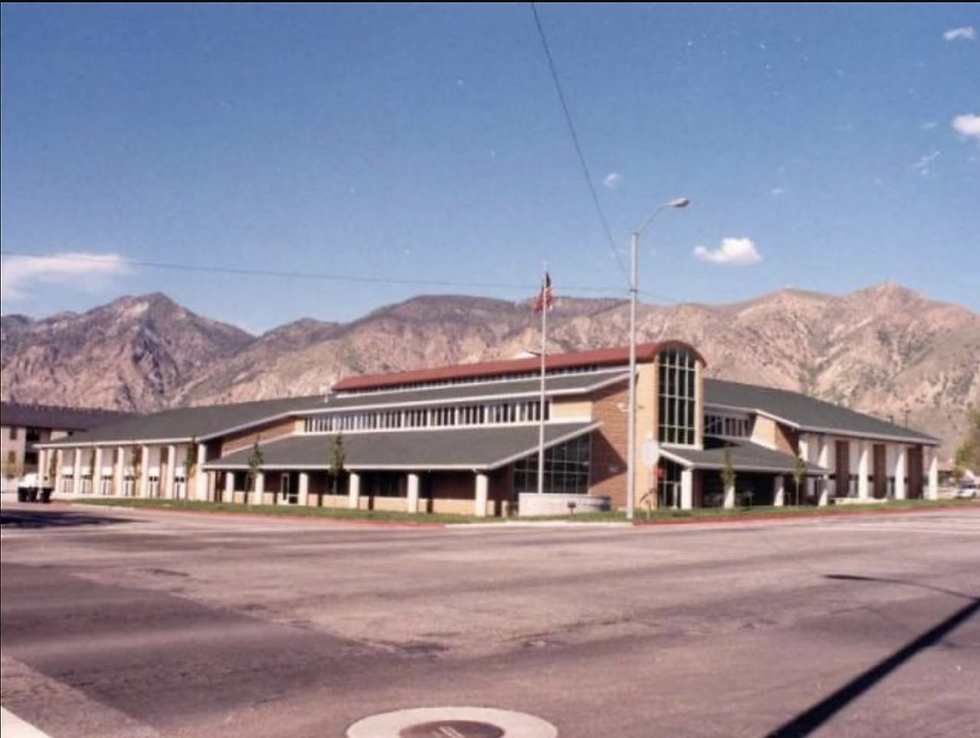 Brigham City Fire Station, where the UIC Depot stood in a more recent photo