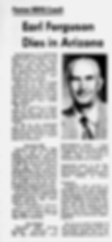 Earl Ferguson's obituary