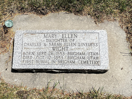 First Burial in Brigham City