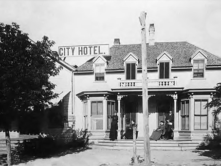 Historical site northeast corner of 100 East and Forest