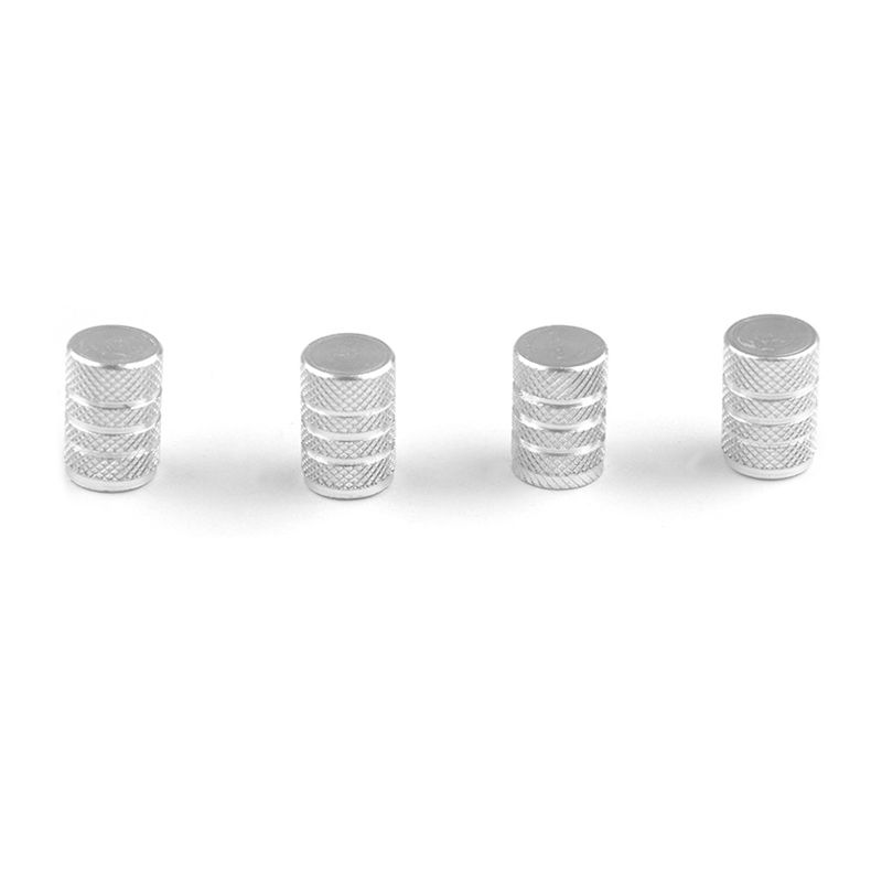 Thumbnail: 4pcs Universal Car Wheel Tire Valve Stem Caps Dust Covers Aluminum Tire Wheel St