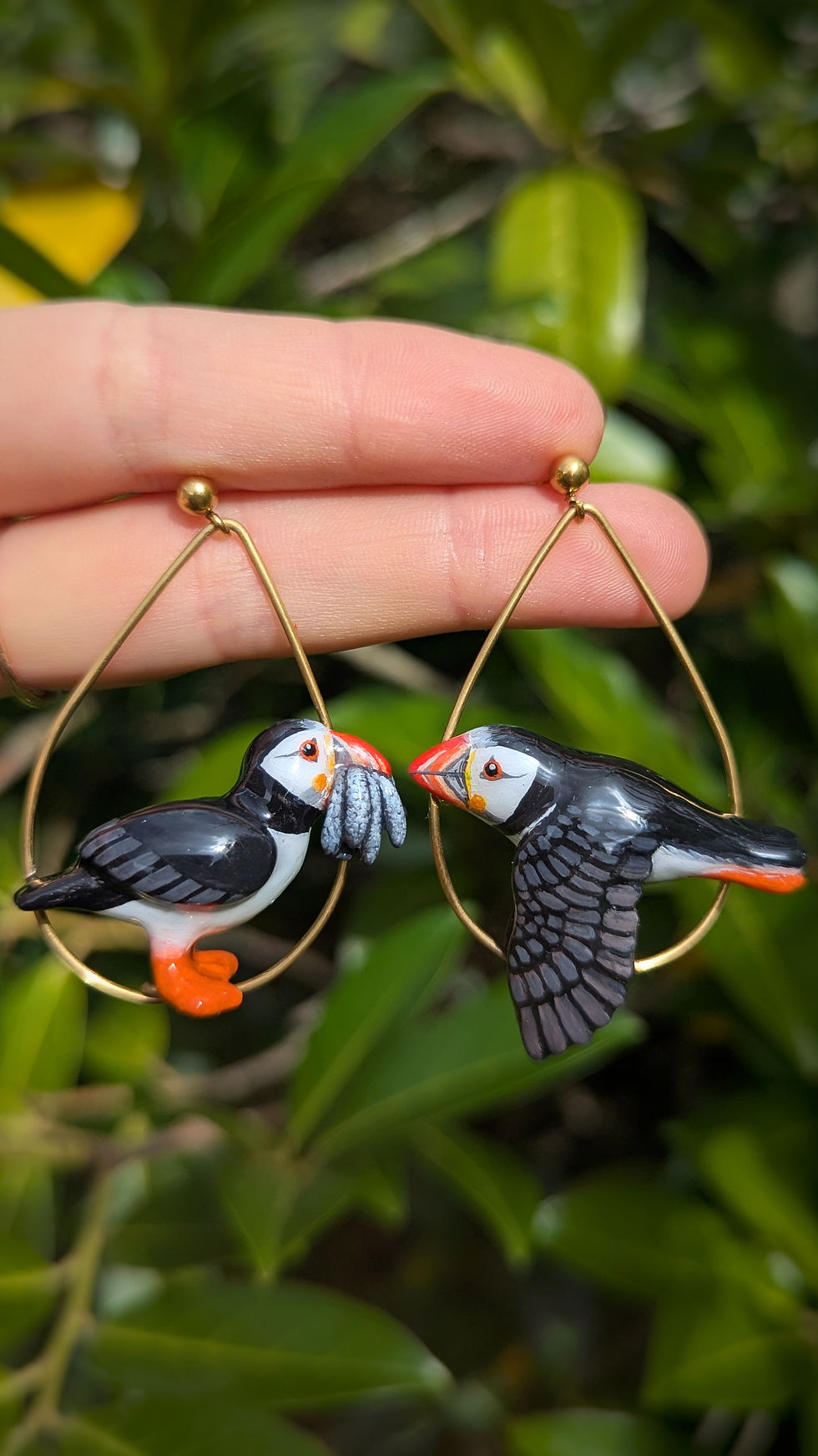 Miniature : Boucles Macareux moine asymétriques en vol 