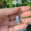 Miniature : Pendentif chaton tigré blanc