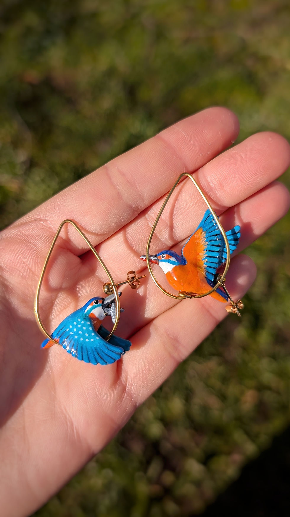 Miniature : Boucles Martin pêcheur en vol