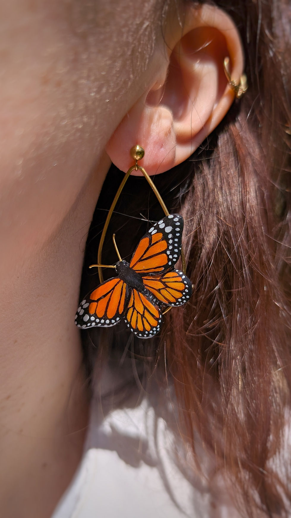 Miniature : Boucles Papillon Monarque 