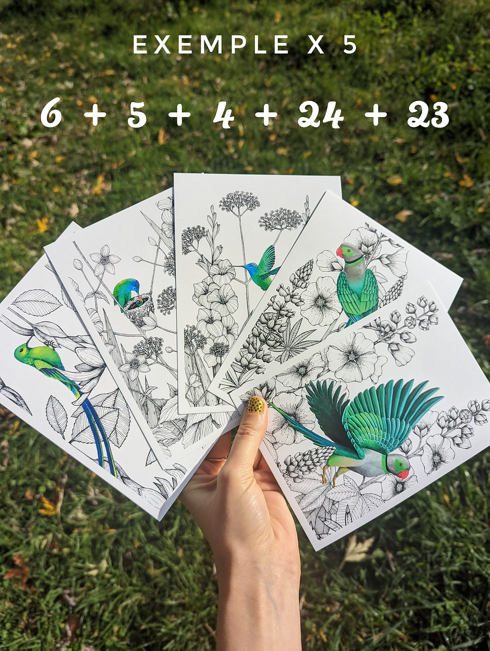 Miniature : Cartes illustrées (Lot de 3 à composer)