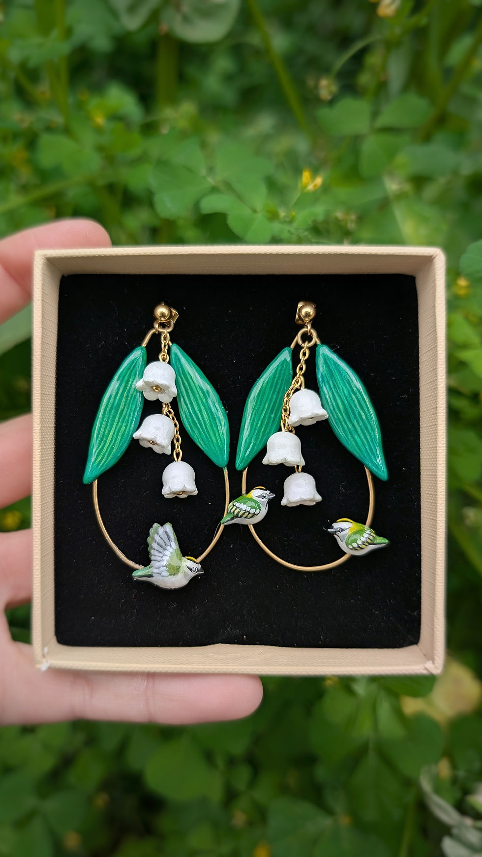 Miniature : Boucles Muguet et Roitelet à triple bandeau