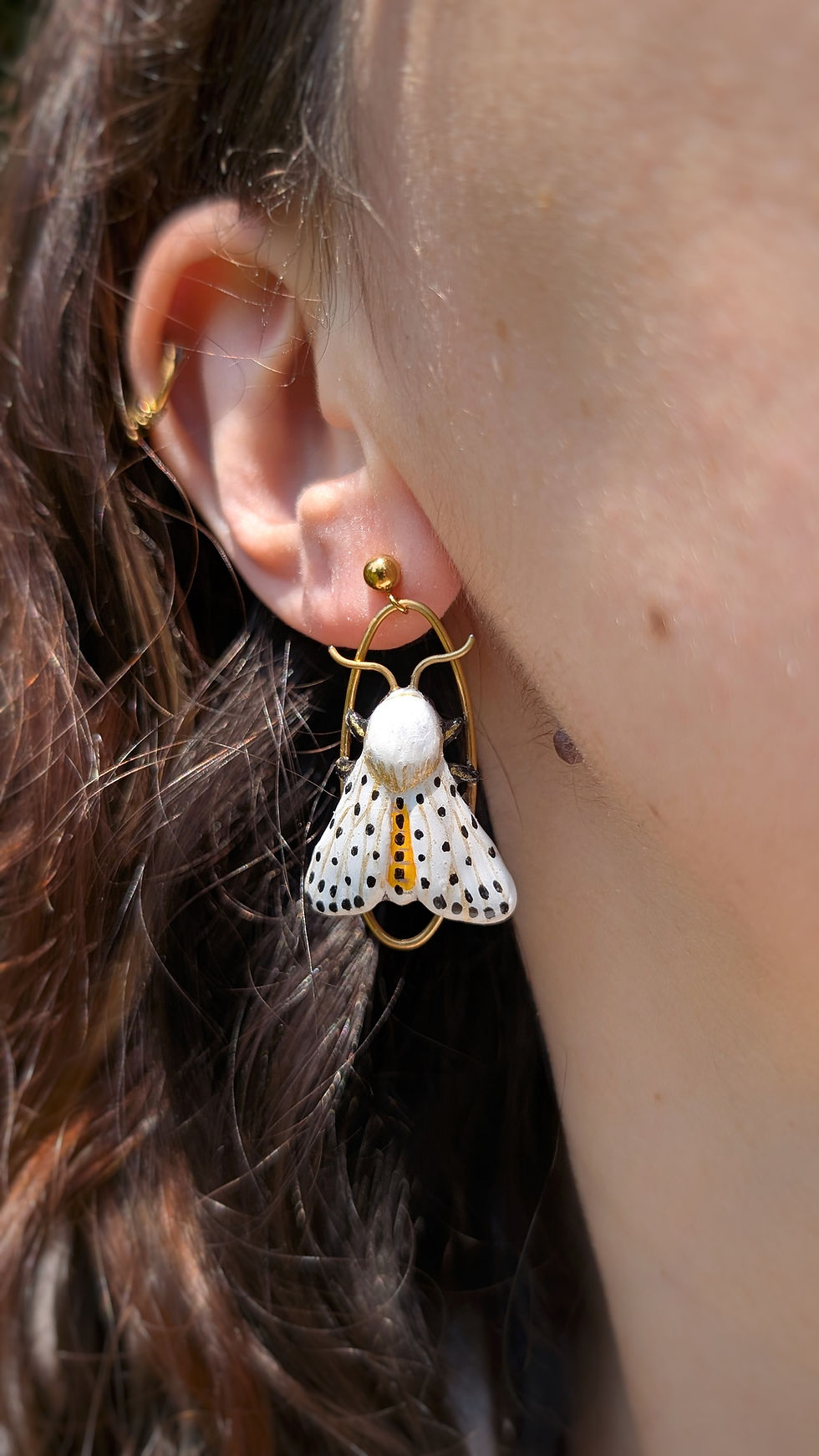 Miniature : Boucles Papillon Écaille Tigrée 