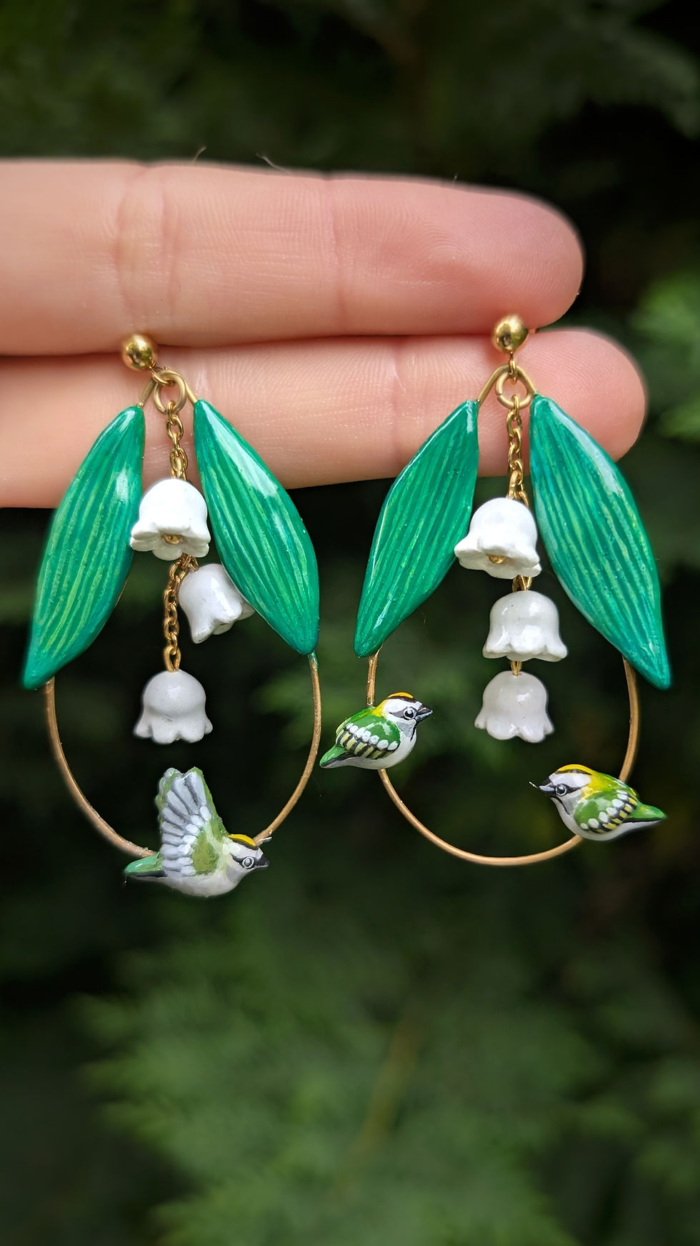 Miniature : Boucles Muguet et Roitelet à triple bandeau