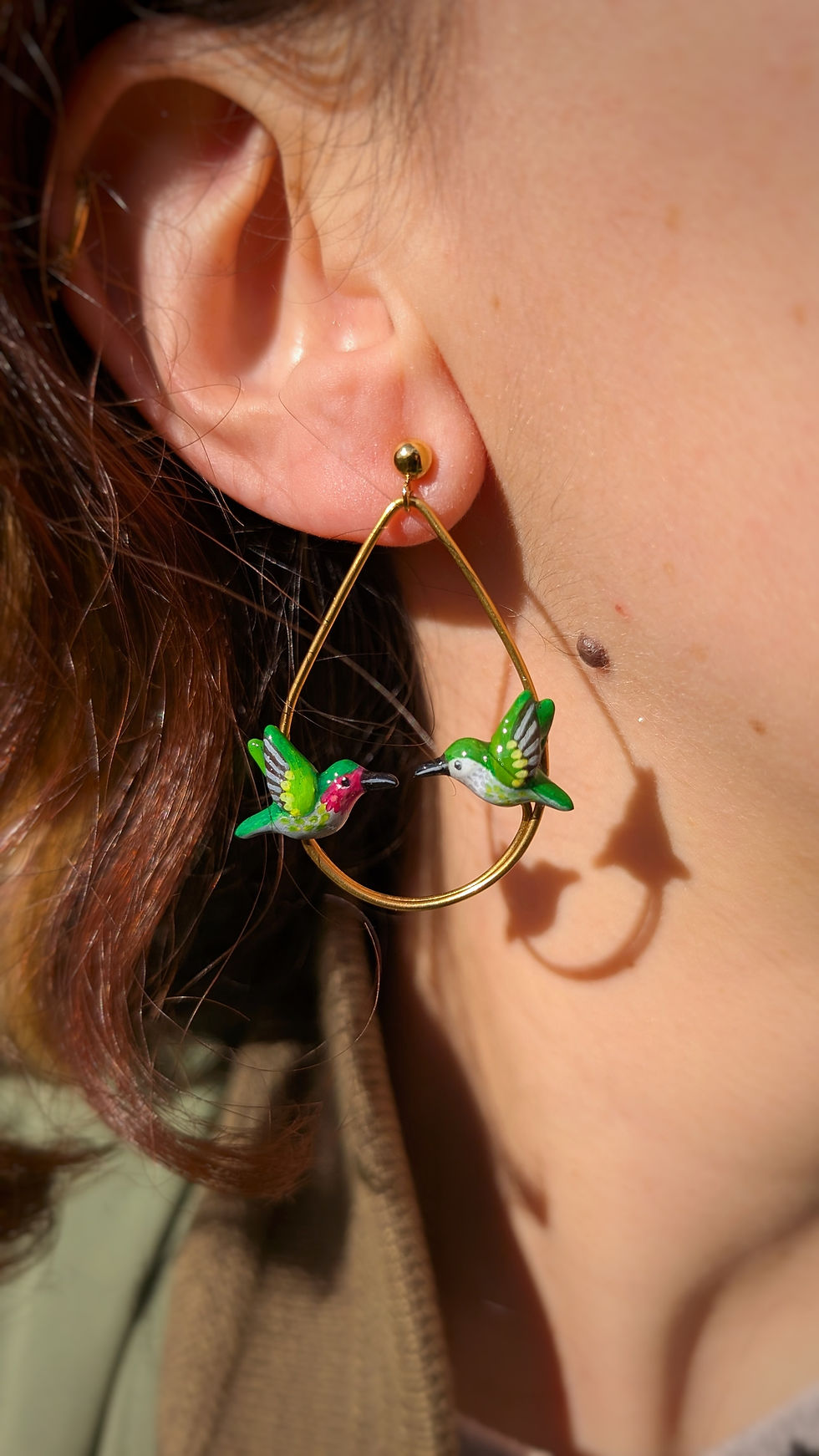 Miniature : Boucles Colibri d'Anna & Hibiscus 