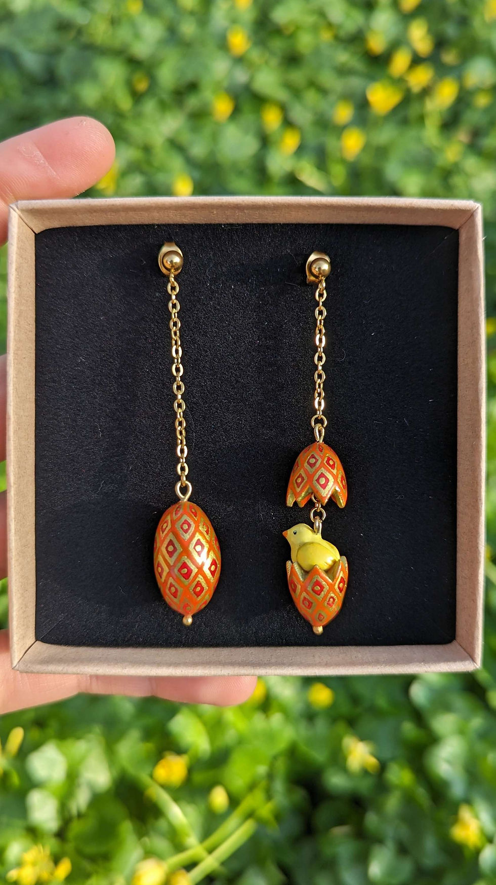 Miniature : Boucles éclosion de poussin d'un œuf arlequin 