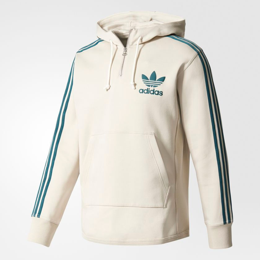 Thumbnail: Adidas AC Terry Pullover Hoodie Khaki BK7193